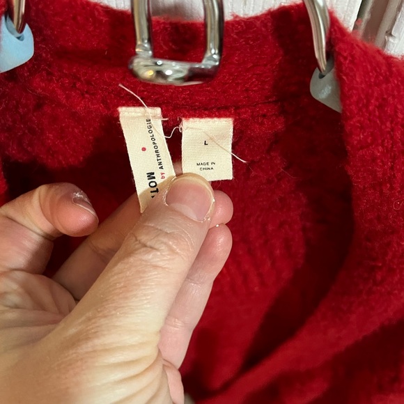 Anthropologie Red Cardigan 🎄❤️ - Picture 5 of 7